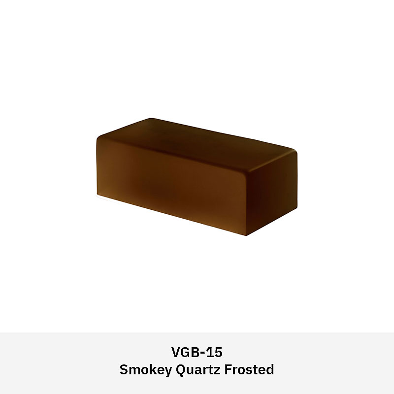 Venetian glass brick in polished, natural, or frosted finish for decorative interior walls and partition