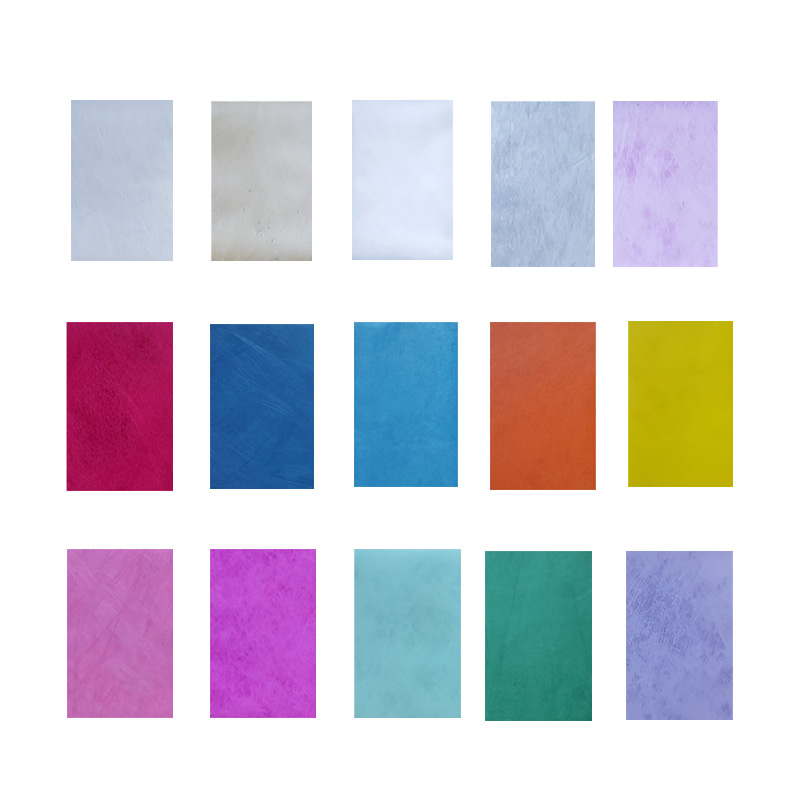 Colorful modern paper ceiling design by TEXTURA CMPC featuring eco-friendly DuPont paper and vibrant ceiling textures.