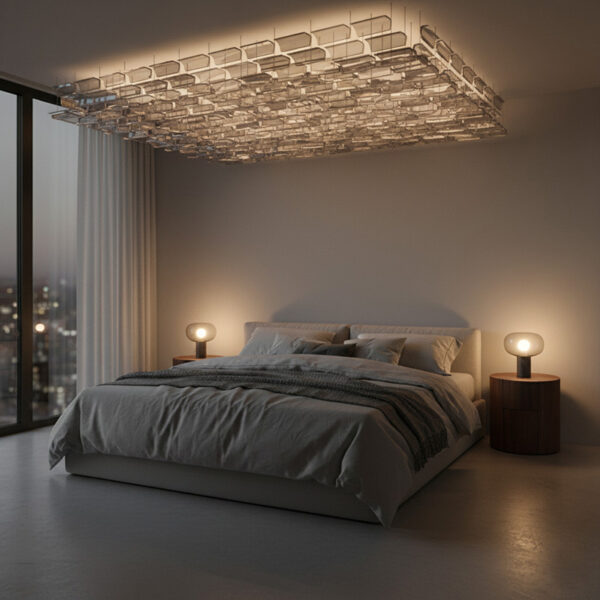 Textured Glass Block Ceiling Design preview