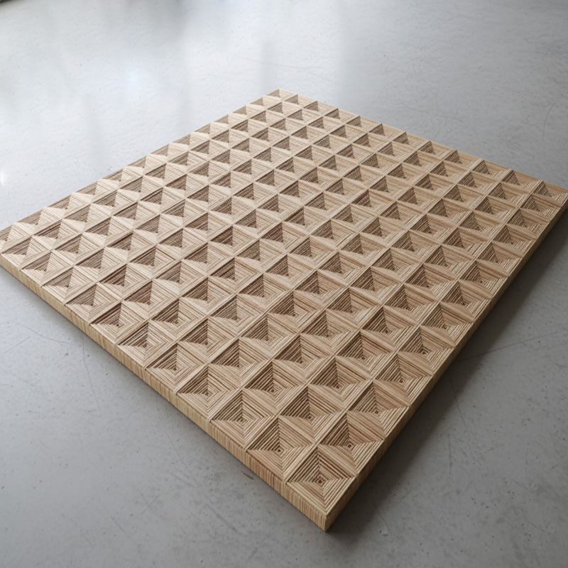 Square Synthetic Rattan Panel used for outdoor wall cladding and partitions