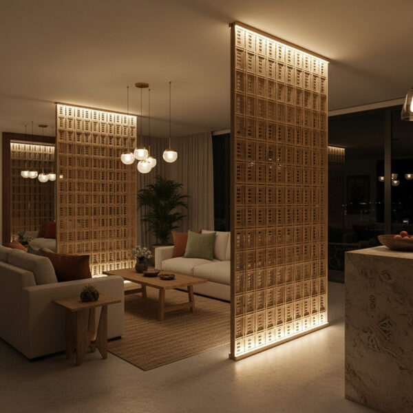 Rectangle Synthetic Rattan Panel RATTANA - P2RE - Crafta Forms