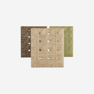 Handcrafted corner-weave synthetic rattan panel with PE rattan and powder-coated aluminum frame for interior and exterior design
