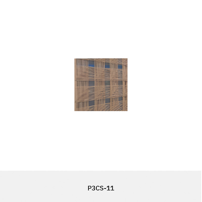 Handcrafted corner-weave synthetic rattan panel with PE rattan and powder-coated aluminum frame for interior and exterior design