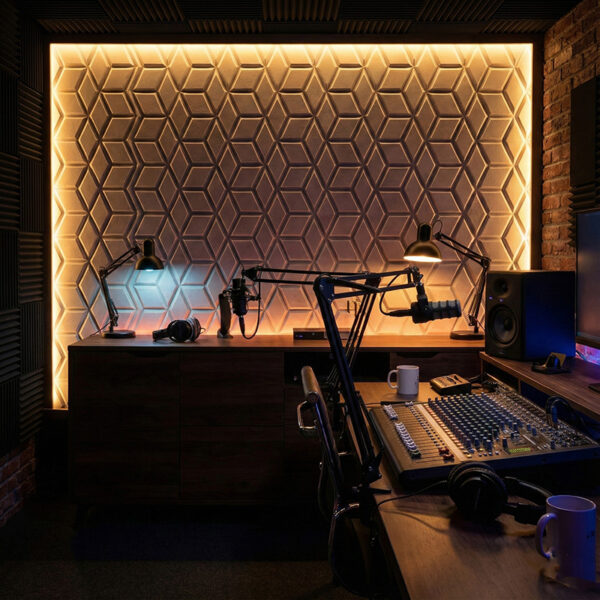 3D Geometric Acoustic Panel ACUFORMS - CFMHLVS1 - Crafta Forms