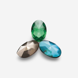 3D crystal leaf partition wall tiles with stainless steel frame used as a luxury decorative interior feature