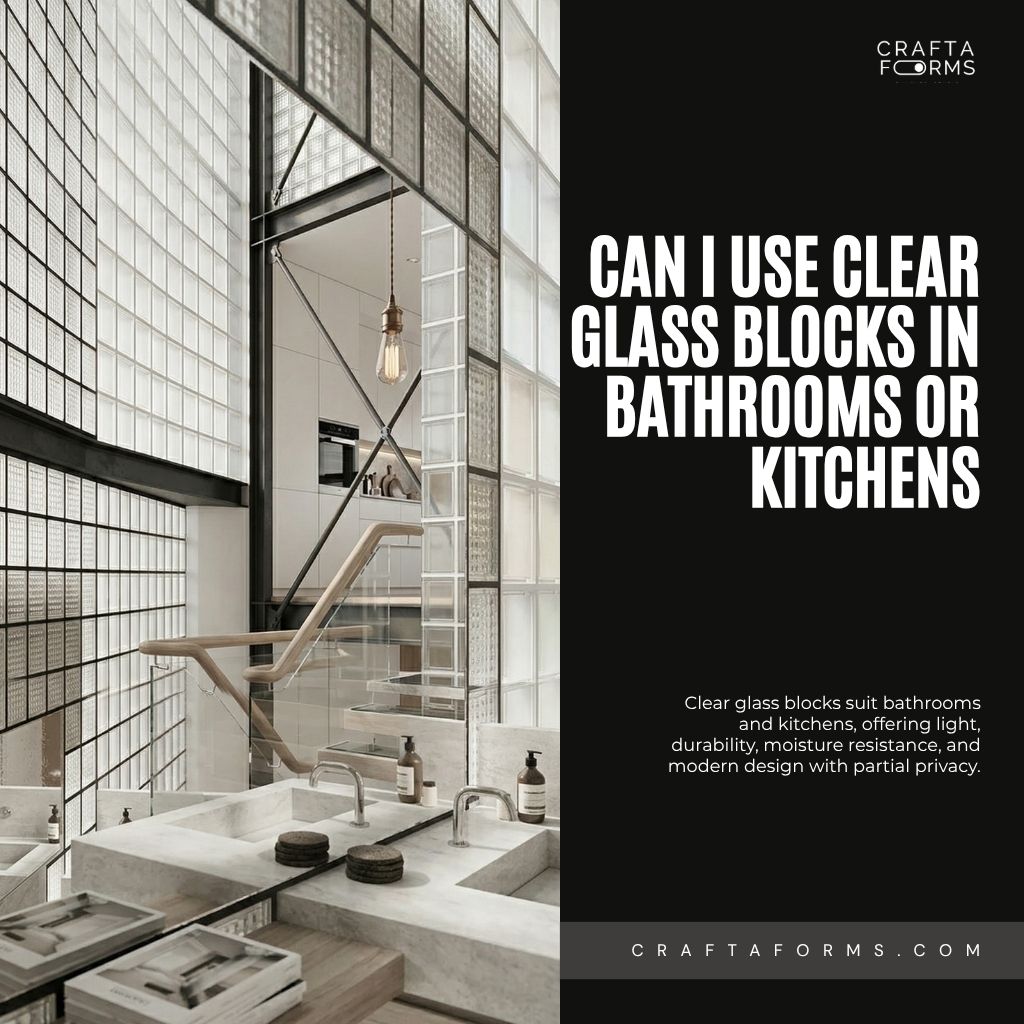 Can I Use Clear Glass Blocks in Bathrooms or Kitchens