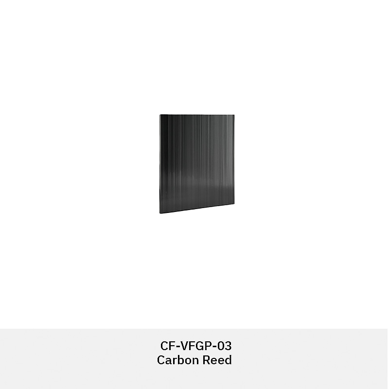 GLASMETRA CFVFGP Vistaline fluted glass panel with vertical ribbed texture for modern interior glass wall panels and partitions