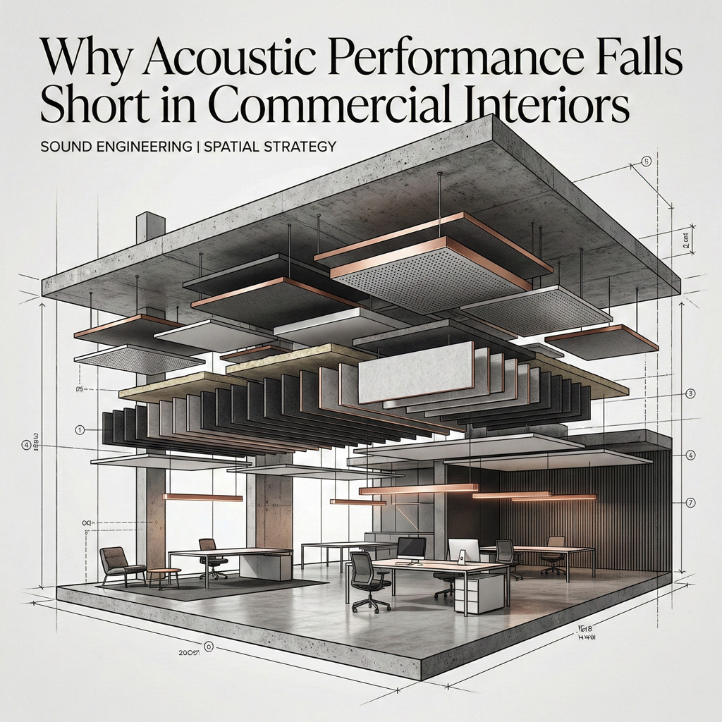 The Exploded Ceiling Concept-Why Acoustic Performance Falls Short in Commercial Interiors