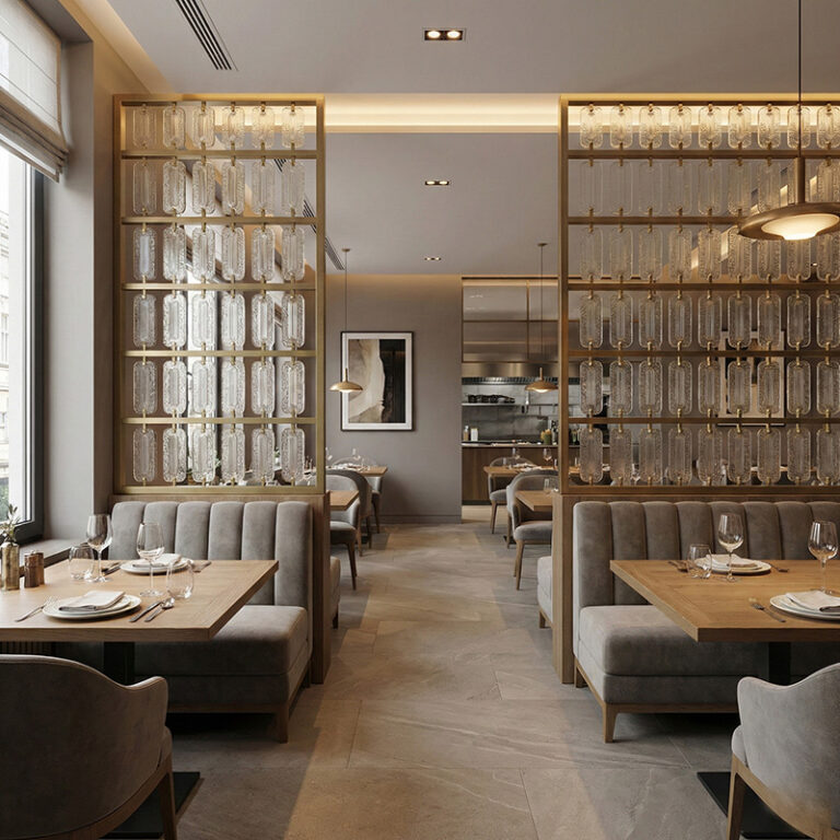 Stunning Textured Glass Partition Specialists image
