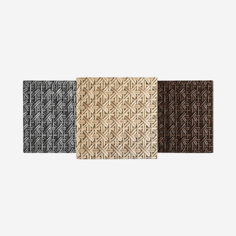 Diagonal Cross Synthetic Rattan Panel RATTANA - P7DCP - Crafta Forms