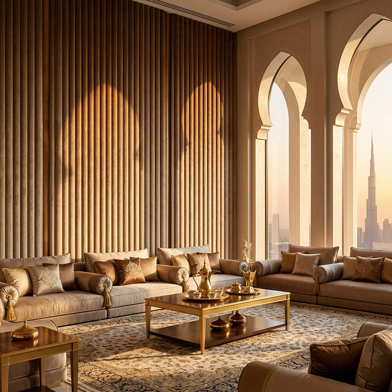 3D corrugation acoustic wall panel made of polyester fiber for sound absorption and modern interior wall design