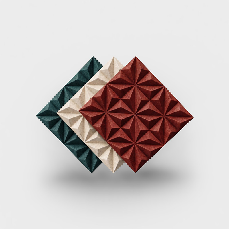 3D Triangular Space Acoustic Panels ACUFORMS - CFMH3DT8 - Crafta Forms