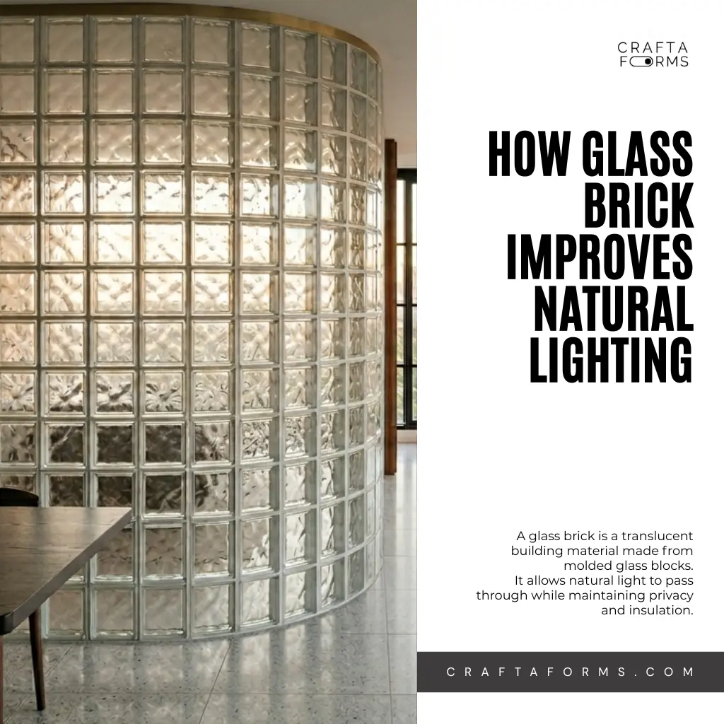 How Glass Brick Improves Natural Lighting in Modern Homes