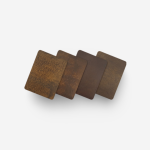 Hammered Decorative Metal Panel STEELONIX CW2HDM with textured stainless steel pebble finish for luxury interiors.