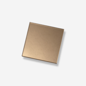 Metallix Decorative Laminated Glass Panel GLASMETRA CFMDLGP with champagne-gold shimmer metallic finish for luxury interior walls and partitions.