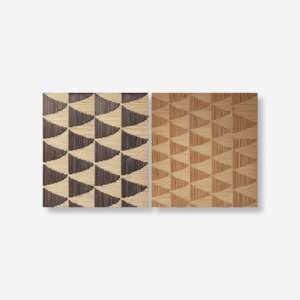 Wayang Synthetic Rattan Panel RATTANA-P15W HDPE woven synthetic rattan wall panel for decorative feature walls and luxury interiors.
