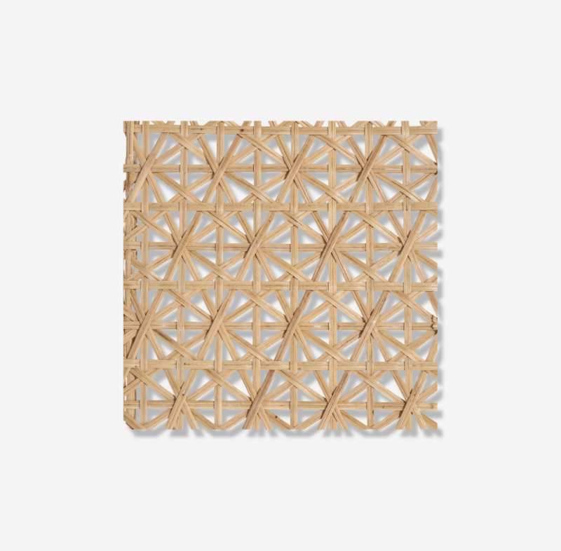 Sunflower Synthetic Rattan Panel RATTANA-P40SF with radial starburst woven pattern