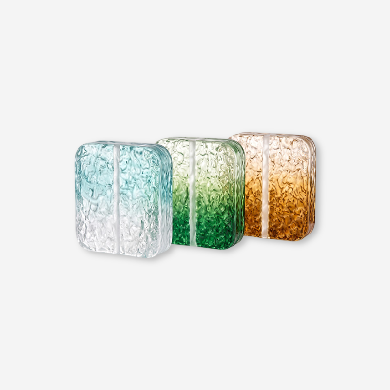 Gradient Curved Frosted Decorative Glass Block ORNVITRUM -CFCGFGB ...