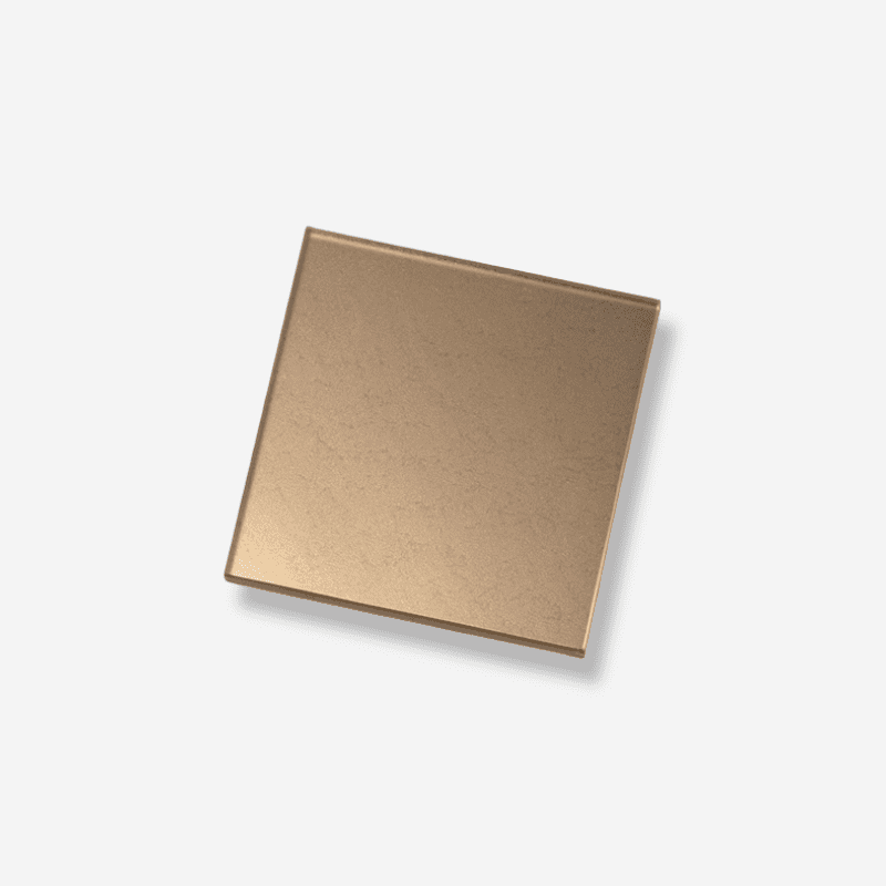 Metallix Decorative Laminated Glass Panel GLASMETRA CFMDLGP with champagne-gold shimmer metallic finish for luxury interior walls and partitions.